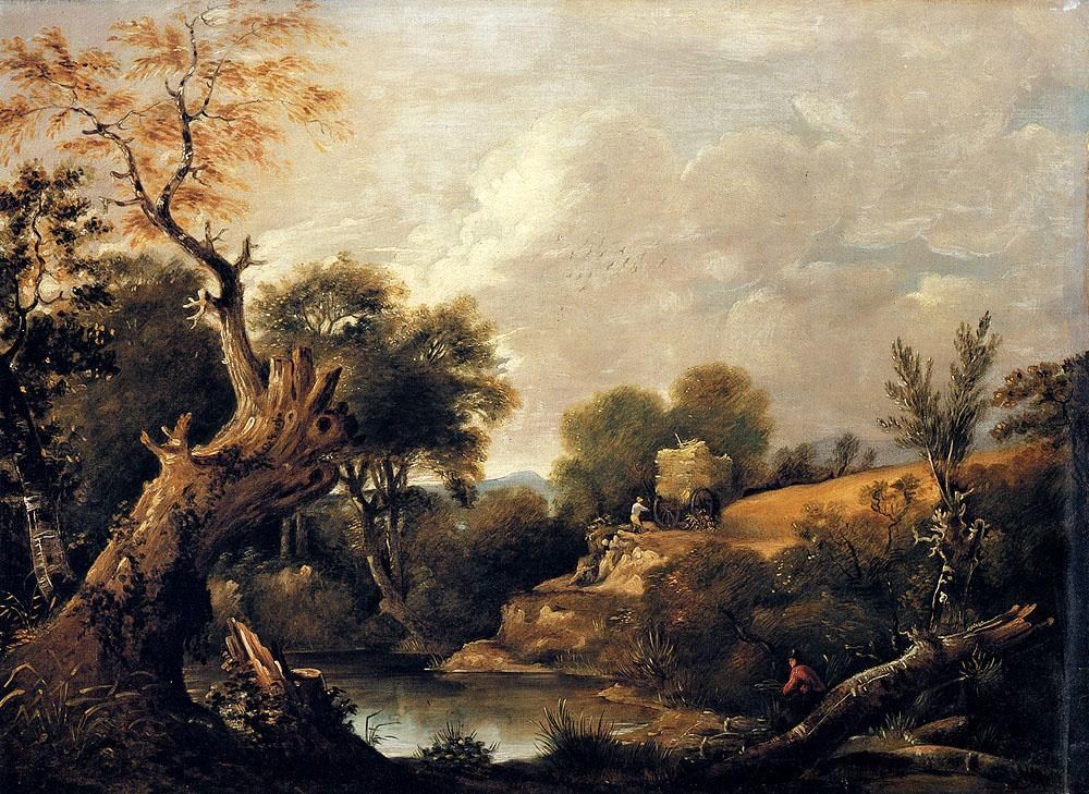 John Constable The Harvest Field